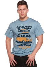 Load image into Gallery viewer, Surfing 1980 Spun Bamboo® Men's Bamboo Viscose/Organic Cotton Short Sleeve Graphic T-Shirt
