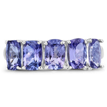 Load image into Gallery viewer, 2.65 Carat Genuine Tanzanite .925 Sterling Silver Ring
