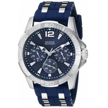 将图片加载到图库查看器，Guess Men's Multi-Function Blue Dial

