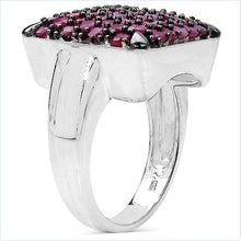 将图片加载到图库查看器，3.15 Carat Genuine Ruby .925 Sterling Silver Ring
