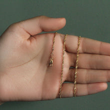 Load image into Gallery viewer, 10k Yellow Gold Singapore Chain (1.80 mm)
