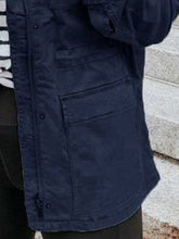Load image into Gallery viewer, Retro Pocketed Long Sleeve Zip-Up Jacket Lightweight &amp; Stylish Outerwear for Everyday Wear
