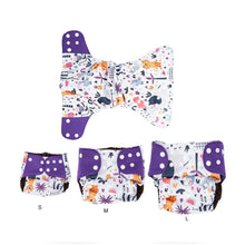 将图片加载到图库查看器，Eco-friendly Diaper Adjustable Reusable Coffee Fiber Diaper Pocket Fit Baby Nappies Pants Waterproof Nappies for Baby and Kids In Modern Design
