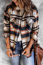 Load image into Gallery viewer, Classic Plaid Button Front Shirt Jacket with Breast Pockets Casual &amp; Minimalist Outerwear
