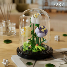 Load image into Gallery viewer, DIY Flower Building Blocks Set - Romantic Proposal Decor, Desktop Ornament &amp; Puzzle Toy, Perfect Birthday Gift Ramadan Mubarak
