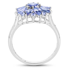 Load image into Gallery viewer, 2.43 Carat Genuine Tanzanite .925 Sterling Silver Ring
