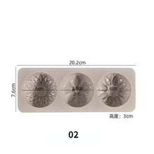 Load image into Gallery viewer, 8 Cavity Cake Mold Rectangular Chocolate Silicone Moulds Handmade Soap Mold Moon Cake Decorate Baking Mould Cube Tray Ice Bar Silicone Mold Cereal Energy Bar Mold Butter Mold
