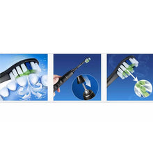 Load image into Gallery viewer, 8-Pack: Black Replacement Electric Toothbrush Heads for Philips Sonicare
