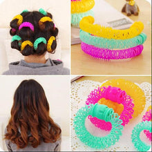 将图片加载到图库查看器，8 Pcs/Lot Soft Hair Curler Roller Curl Hair Magic Hair Curlers Tool Styling Rollers Sponge Hair Curling Easy To Carry And Use Hair Styling Tools For Women
