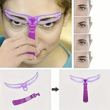 Load image into Gallery viewer, 8-Piece: Eyebrow Shaping Stencils Kit - Makeup Tool for Perfect Brows
