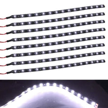 将图片加载到图库查看器，8-Piece: Flexible Waterproof LED Strip Light for Car
