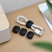 将图片加载到图库查看器，8-Piece: Portable Reusable Cable Clips Organizer
