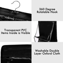 Load image into Gallery viewer, 8 Pocket Hanging Purse Organizer Handbag Storage Hanger
