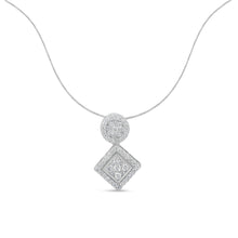 Load image into Gallery viewer, 14K White Gold 1 cttw Diamond Pendant Necklace (H-I, I1-I2)
