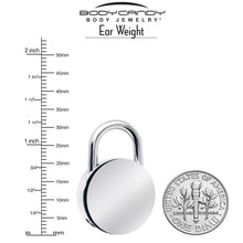 Load image into Gallery viewer, 8G Round Padlock Ear Weight Set
