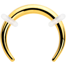 Load image into Gallery viewer, 14G 5/16 Gold Tone Pincher Crescent Taper
