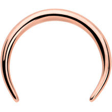 Load image into Gallery viewer, 16G 5/16 Rose Gold Tone Pincher Crescent Taper
