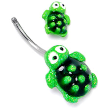将图片加载到图库查看器，Texture Turtles Double Mount Belly Ring
