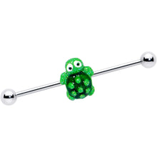 将图片加载到图库查看器，14G Texture Turtle Industrial Barbell 38mm
