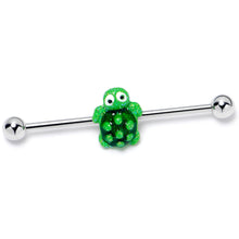 将图片加载到图库查看器，14G Texture Turtle Industrial Barbell 38mm
