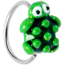 将图片加载到图库查看器，20G 5/16 Texture Turtle Nose Hoop
