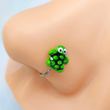 将图片加载到图库查看器，20G 5/16 Texture Turtle Nose Hoop
