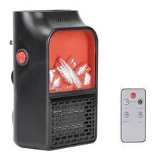 Load image into Gallery viewer, 800w Plug-In Space Heater Wall Outlet with 360° Rotatable Plug
