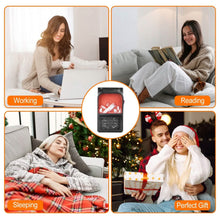 Load image into Gallery viewer, 800w Plug-In Space Heater Wall Outlet with 360° Rotatable Plug
