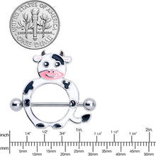 将图片加载到图库查看器，14G 9/16 Moo Cow Nipple Shield Set
