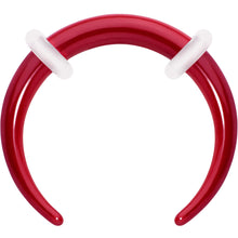 Load image into Gallery viewer, Stainless Steel Crescent Pincher Septum Ring - 14G and 16G
