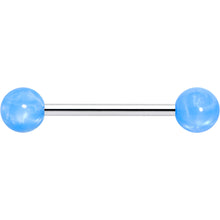 Load image into Gallery viewer, Color Acrylic Ball Tongue Ring Surgical Steel Barbell
