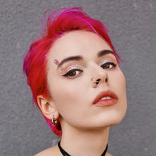 将图片加载到图库查看器，16G 5/16 Hot Tropical Pineapple Curved Eyebrow Ring

