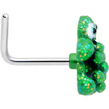Load image into Gallery viewer, 20G 7mm Texture Turtle L Shape Nose Ring
