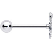 将图片加载到图库查看器，Coiled Serpent Snake Barbell Tongue Ring
