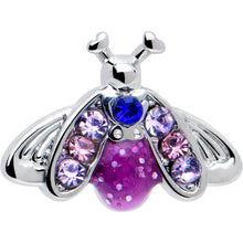 Load image into Gallery viewer, 16G 5/16 Pink Blue Gem Beautiful Insect Labret Monroe Tragus
