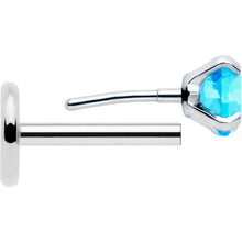 Load image into Gallery viewer, 3mm CZ Gem Round Flat Back Stud Earrings - 1 Pair
