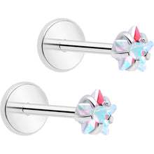 将图片加载到图库查看器，3mm CZ Star Flat Back Stud Earrings - 1 Pair
