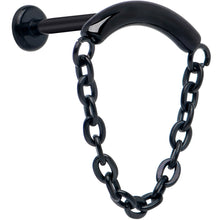 将图片加载到图库查看器，18G 5/16 Titanium Threadless Chain Dangle Hidden Helix Earring
