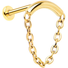 将图片加载到图库查看器，18G 5/16 Titanium Threadless Chain Dangle Hidden Helix Earring
