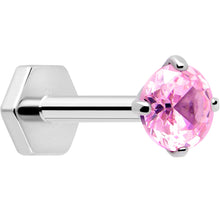 将图片加载到图库查看器，18G 5/16 CZ Implant Grade Titanium Reversible Threadless Flatback
