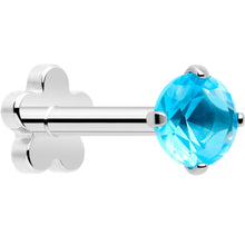 Load image into Gallery viewer, 18G 5/16 CZ Implant Grade Titanium Reversible Threadless Flatback
