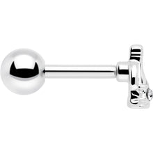 Load image into Gallery viewer, 16G 1/4 Clear Gem Champagne Dreams Cartilage Tragus Earring
