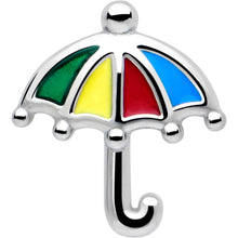 Load image into Gallery viewer, Colorful Umbrella Barbell Tongue Ring
