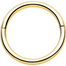 将图片加载到图库查看器，20G Implant Grade Titanium Half Closure Hinged Segment Ring
