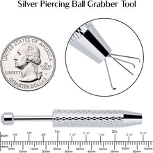 将图片加载到图库查看器，Silver Piercing Ball Grabber Tool 2.48 Inch Length
