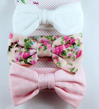 Load image into Gallery viewer, Modern 3Pcs Set Elastic Baby Headband Cute Bow Knot Kids Hair Bands For Newborn Baby Girl
