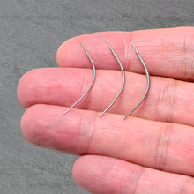 将图片加载到图库查看器，Stainless Steel Curved Insertion Tool, Threadless Insertion Pin Taper
