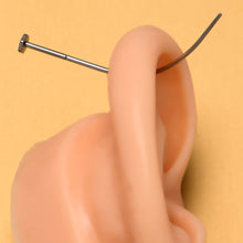 将图片加载到图库查看器，Stainless Steel Curved Insertion Tool, Threadless Insertion Pin Taper
