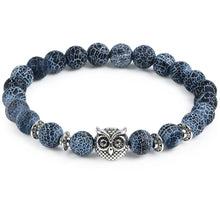 将图片加载到图库查看器，Modern Leopard Tiger Eye Lion Head Elegant Bracelet Owl Buddha Bead Luxury Bracelets Bangles Skull Charm Natural Stone Bracelet Yoga Jewelry For Men And Women
