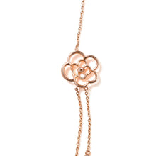 将图片加载到图库查看器，18K Rose Gold 1/2 Cttw Diamond and Freshwater Pearl Double Strand Station Necklace  (G-H Color, SI1-SI2 Clarity) - Adjustable up to 16" to 20"
